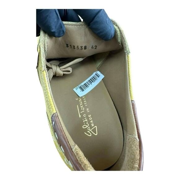 Galizio Torresi size men 8.5-9 Sneaker braun blau Cognac - Picture 7 of 8